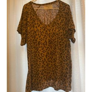 Cheetah Print Tee